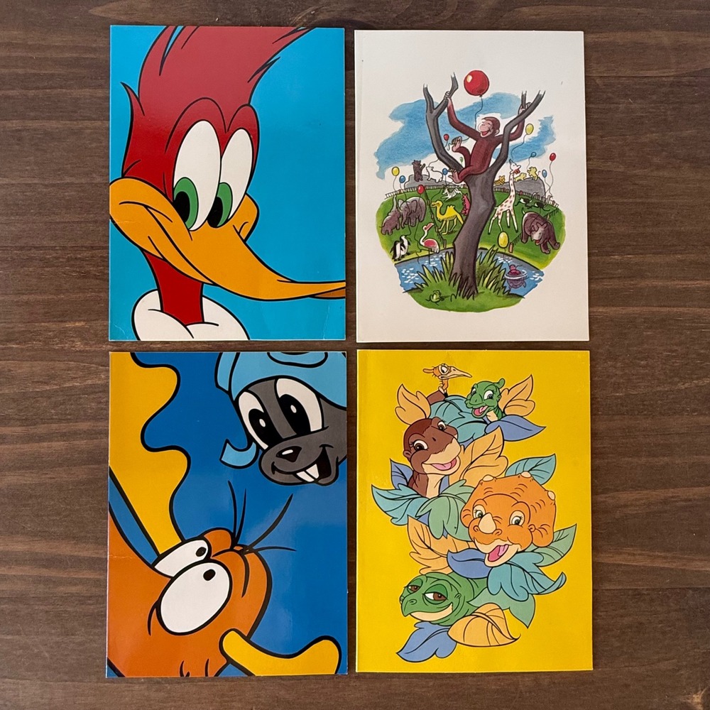5pc Vintage 2000 Universal Studios Blank Greeting Cards Box Y2K